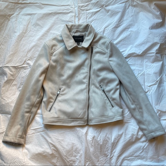 Banana Republic Faux Suede Moto Jacket (M) - Picture 4 of 6